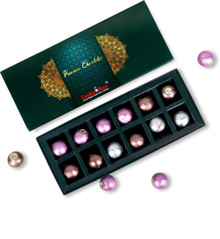 Cookieman Premium 12 Piece Chocolate Gift Box Assorted  (140 g)