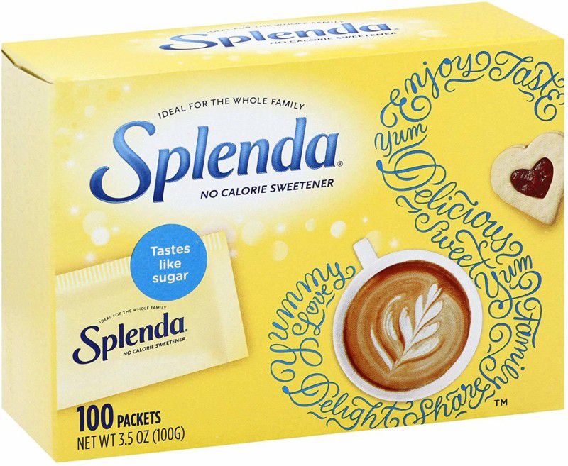 Splenda No Calorie Sweetener 100 Sachets (Imported) Sweetener  (100 Sachet)