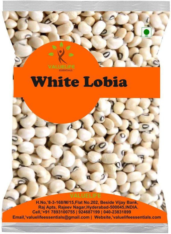 Value Life White Lobia (Whole) (Bobbarlu)  (990 g)