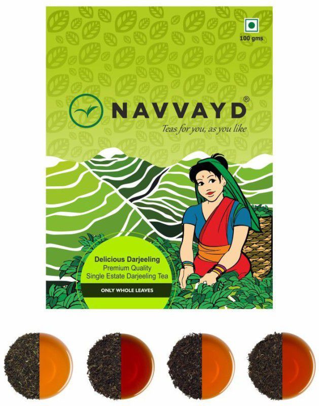 Navvayd Darjeeling Tea Combo Black Tea Pouch  (100 g)