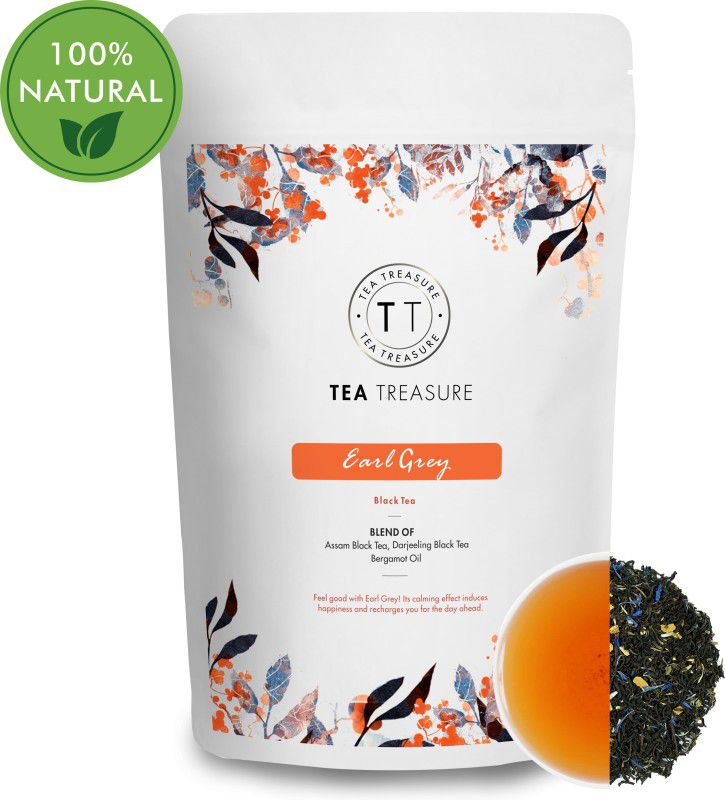TeaTreasure Earl Grey Black Tea Pouch  (50 g)