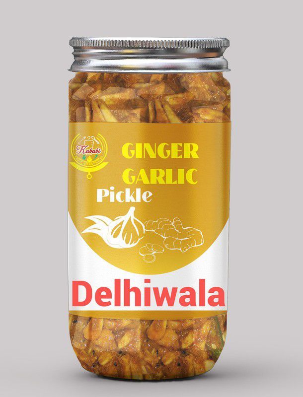 kababi Delhiwala Ginger+Garlic Pickle Adrak+Lehsun Aachar(400G) Ginger Pickle  (400 g)