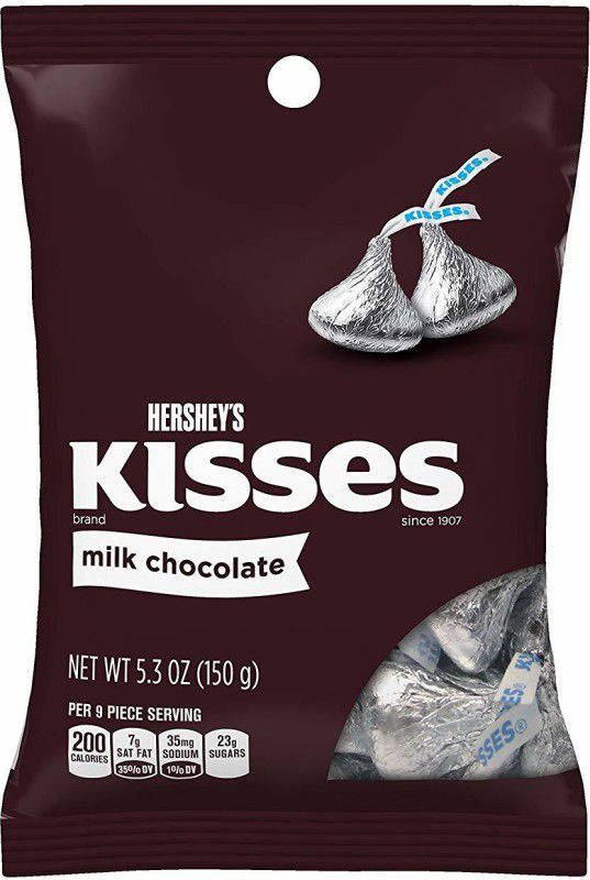 HERSHEY'S Kisses Milk Chocolate 150g Truffles  (150 g)