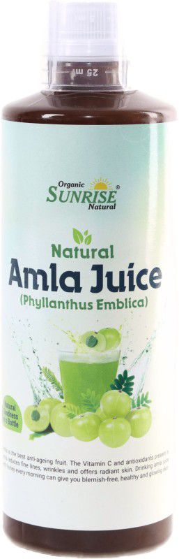 Organic Sunrise Natural High Pure Quality Amla Juice  (500 ml)