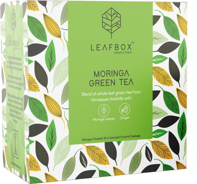 leafbox MORINGA GREEN TEA Green Tea Box  (20 x 2 g)