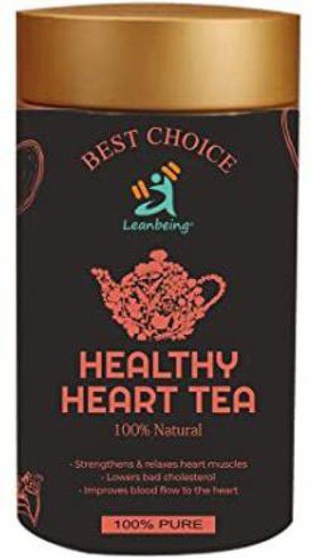 LEANBEING Healthy heart tea 100g | With benefits of Arjun chhal, Dried amla, Ashwagandha Herbal Tea Box  (100 g)