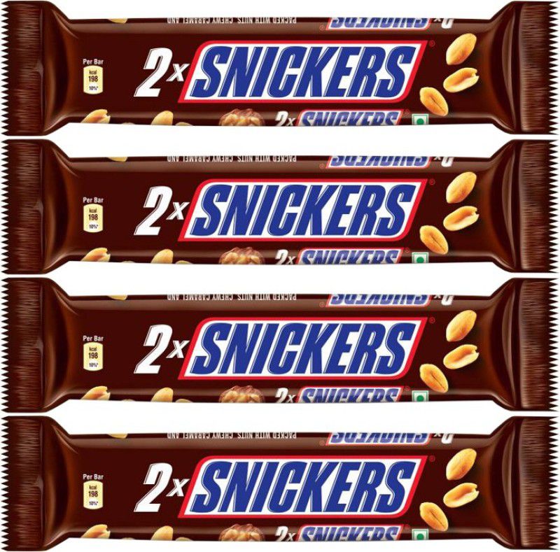 SNICKERS Chocolate Duos Bars  (4 x 80 g)