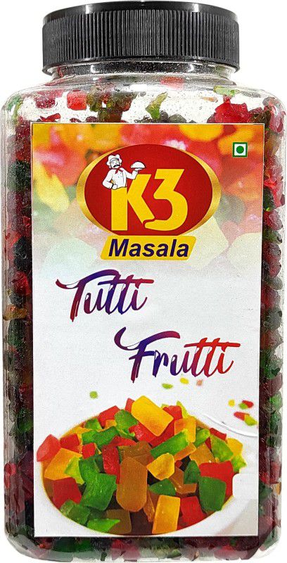 K3 Masala Multi-colour Mixed Tutti frutti Papaya  (350 g)