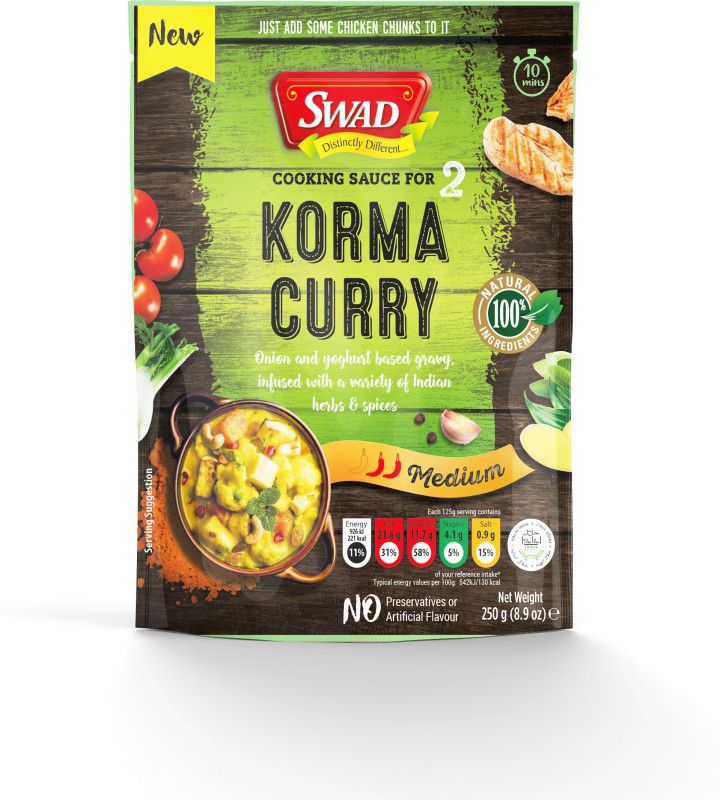 VIMAL Korma Cooking Sauce/Korma Curry Sauces  (250 g)