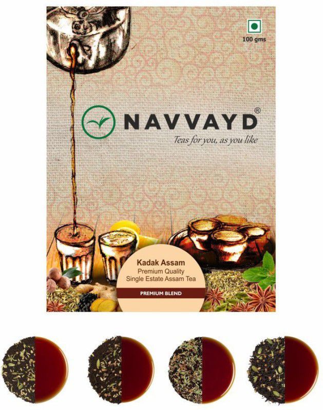 Navvayd Chai Tea Combo Masala Tea Pouch  (200 g)
