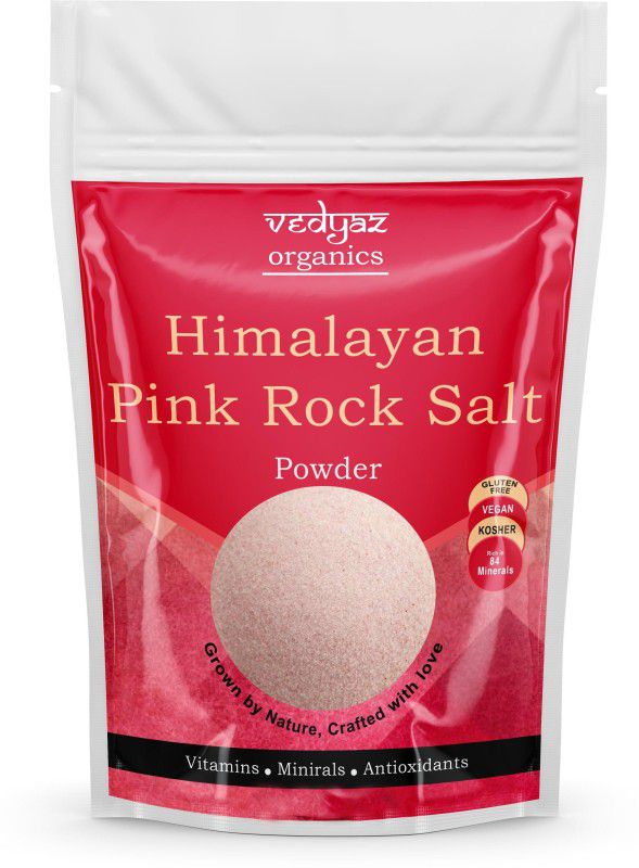 Vedyaz Organic Himalayan Pink salt powder for weight loss Pure organic Pakistani pink Namak - 500gm - loaded with essential minerals Himalayan Pink Salt  (500 g)