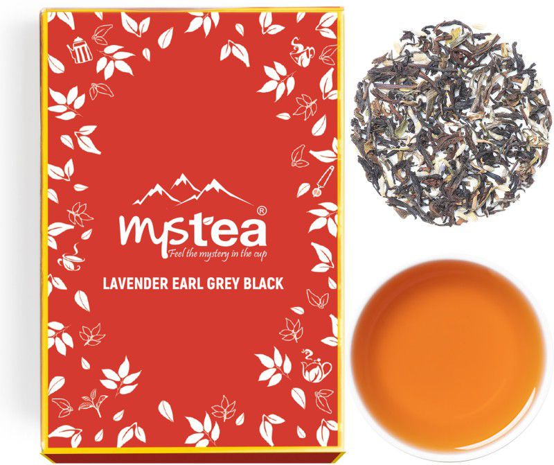 mystea Lavender Earl Grey Black Tea Lavender Black Tea Vacuum Pack  (100 g)