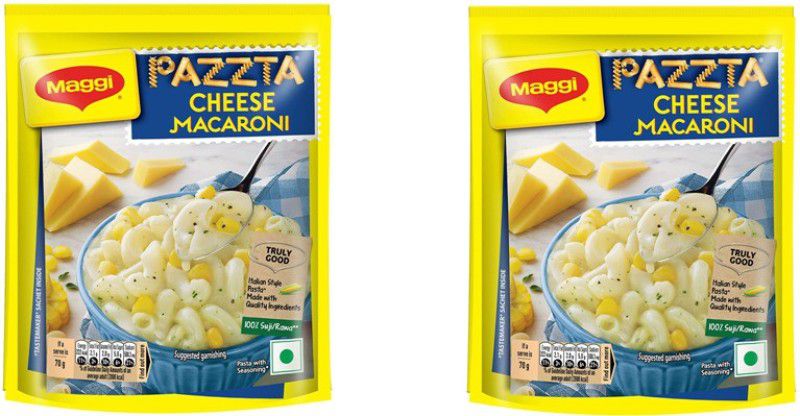 Maggi Pazzta Cheese Macaroni 70 grams pack of 2 (70G X 2) Pasta  (Pack of 2, 140 g)