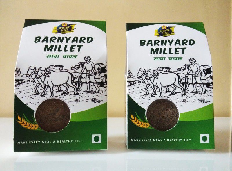 Organik Treat Barnyard Millet 1kg (500g x Pack of 2) Vaccum Packed Barnyard Millet  (1 kg, Pack of 2)