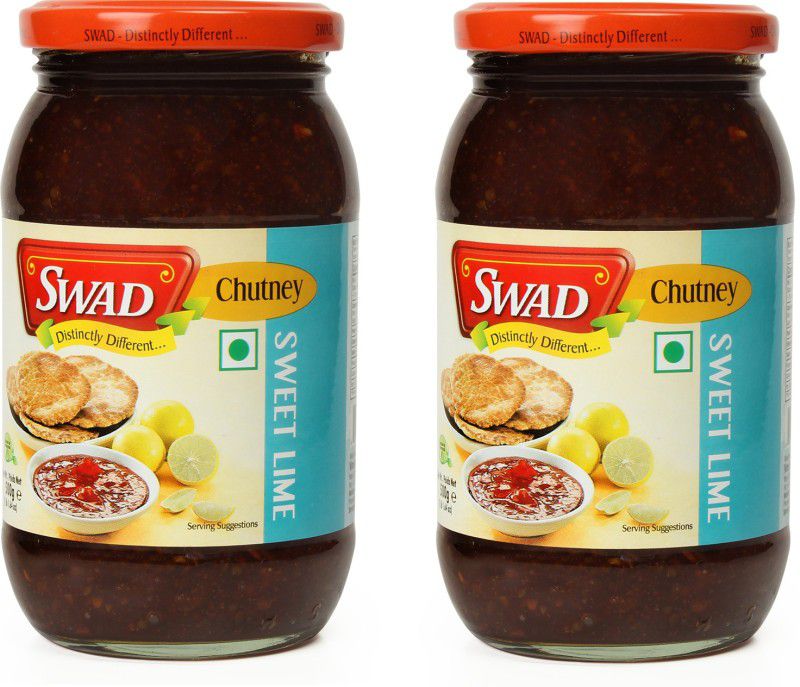 SWAD Distinctly Different and Delicious Sweet Lime Chutney/Pickle | 500g Each Lime Pickle  (1000 g)