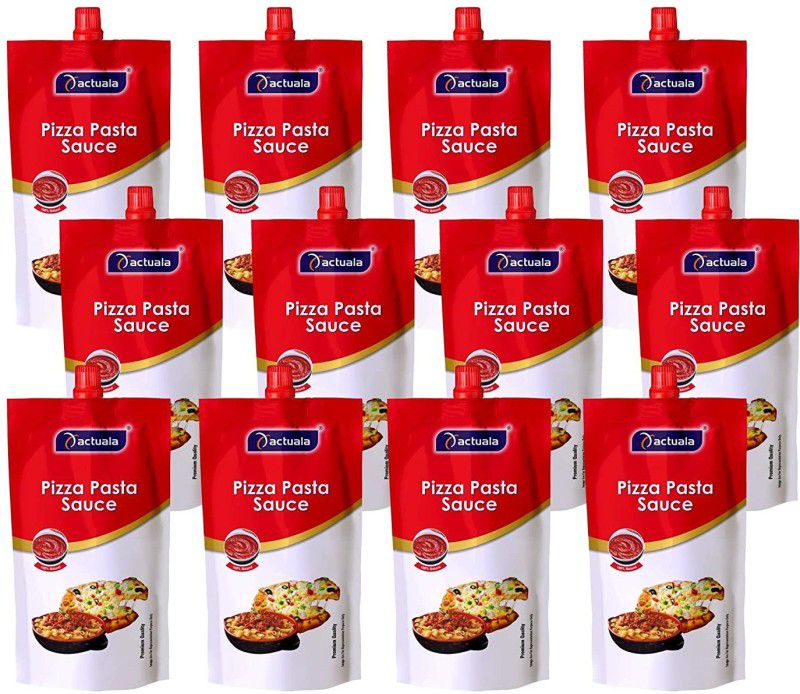 AACTUALA Pack of 12 (80g Each) Pizza Pasta Sauces  (960 g)