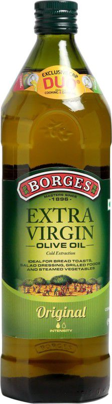 BORGES EVOOG-1LITRE Olive Oil Glass Bottle  (1 L)