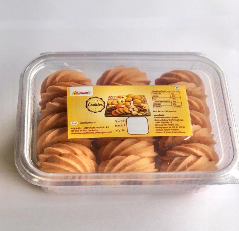HARNAAM'S COOKIES COMBO - JAM / JEERA - 550 GRAMS - BEST INDIAN BAKERY BISCUITS Cookies  (550 g, Pack of 2)