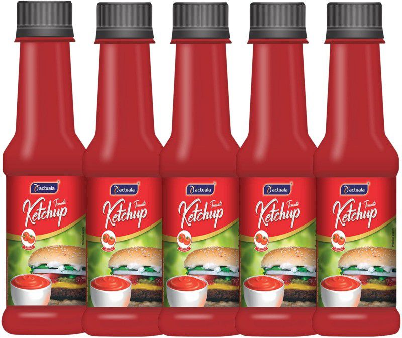 AACTUALA Pack of 5 (200g Each) Tomato Ketchup  (1000 g)