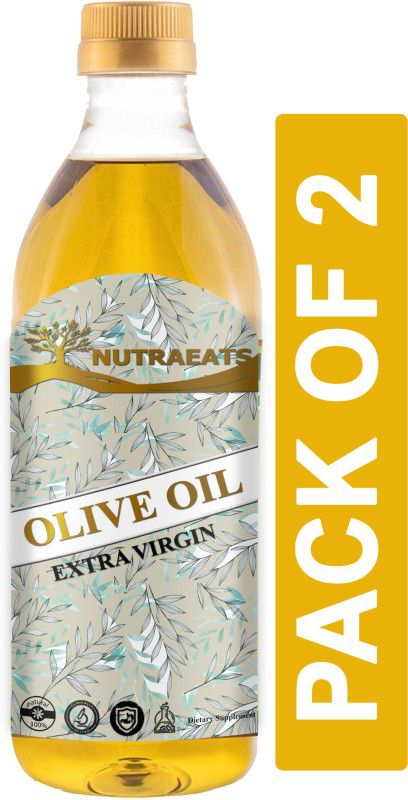 NutraEats Extra Virgin Olive Oil | Imported From Spain ( Combo Pack Of 2 ) Ultra Olive Oil Plastic Bottle  (2 x 1000 ml)