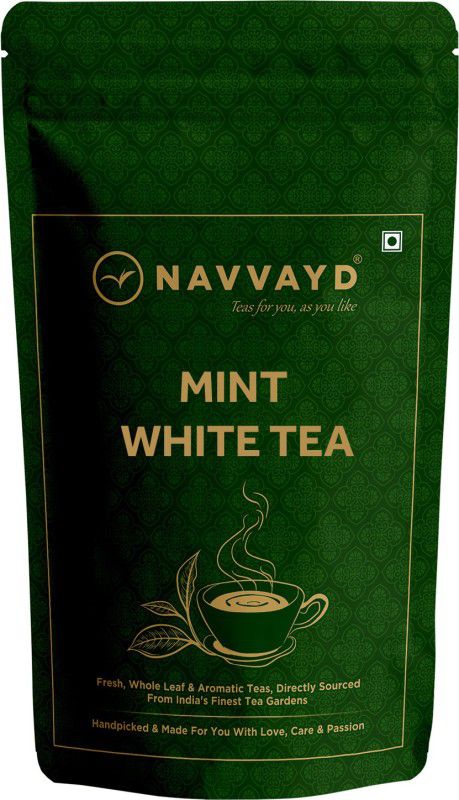 Navvayd Organic Mint White Tea White Tea Pouch  (100 g)