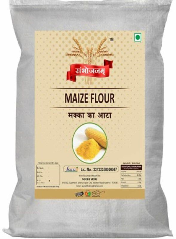 Sambhojanam Best Quality Maize Flour/Makka Atta  (5 kg)