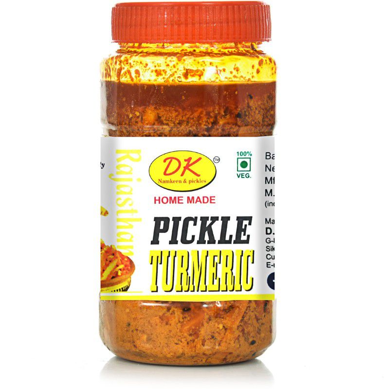 D.K. Namkeen & Pickles Turmeric Pickle | Homemade Rajasthani Haldi ka Achar (450 Gm) Turmeric Pickle  (450 g)