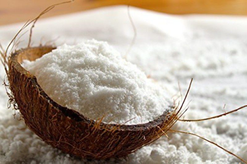 Veganic Coconut Powder | Nariyal Burada | Unsweetened Grated Desiccated Copra Coconut  (900 g)