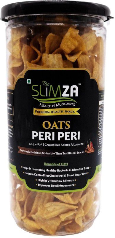 Slimza Healthy Premium Quality Snack | Oats Peri Peri|No Preservative|Gluten-Free|Vegan Chips  (150 g)