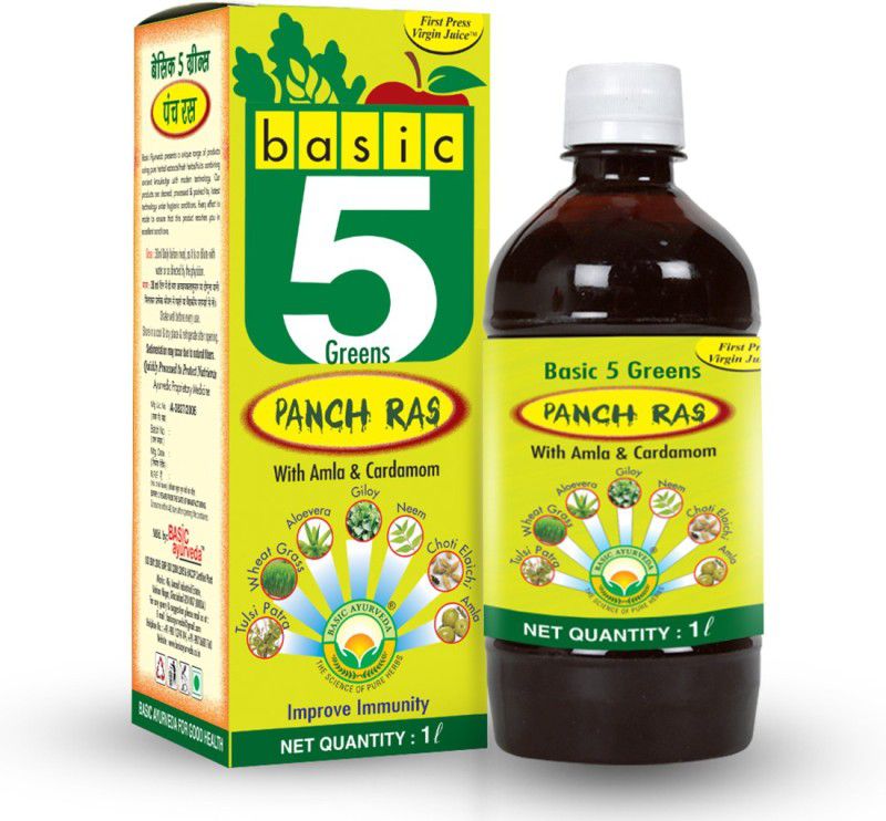 Basic Ayurveda Basic 5 Green Panch Ras  (1000 ml)