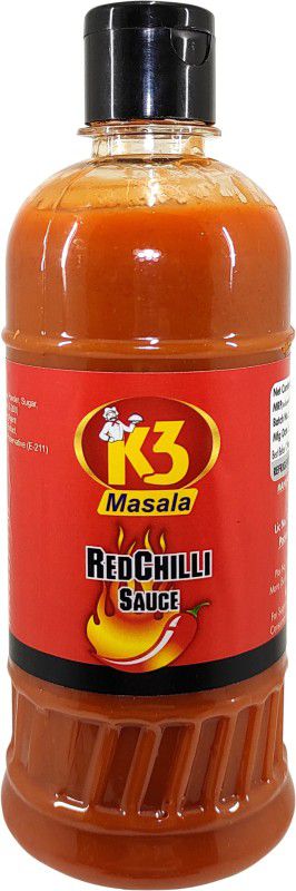 K3 Masala Red Chilli Sauce (500ml) (Pack of 1) Sauce  (500 ml)