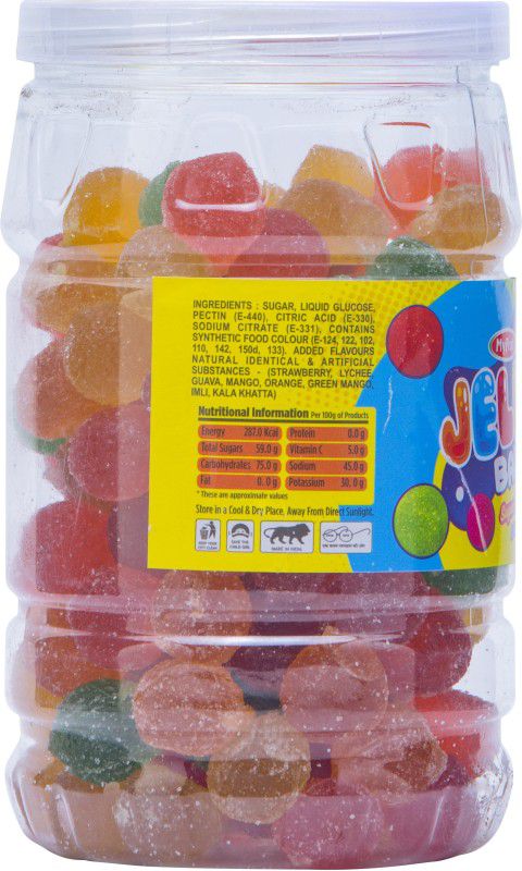 MyFruit Jelly Balls Sugar coated jelly with assorted flavours Bites  (600 g)