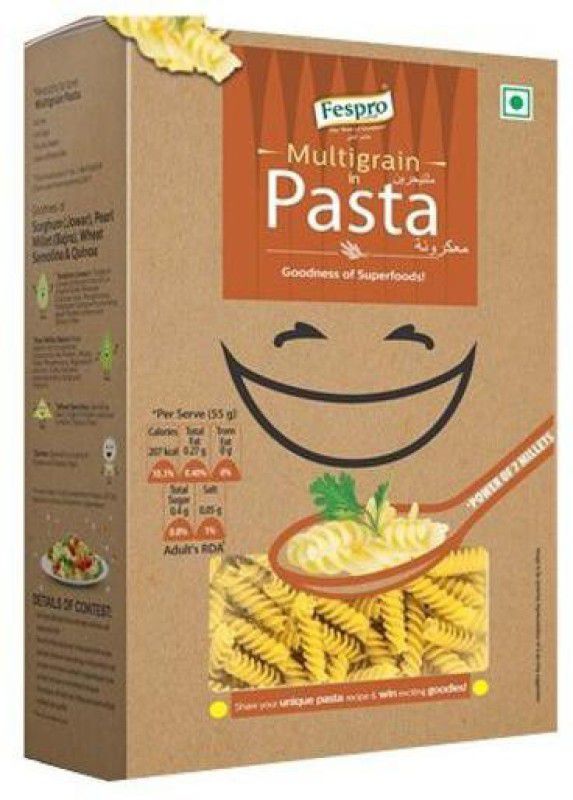 FESPRO Multigrain Pasta (Pack of 2) (300g x 2) Fusilli Pasta  (Pack of 2, 600 g)