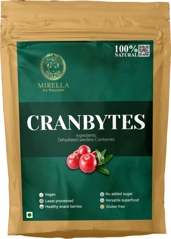 MIRELLA by Mausam Cranbytes / Dried Seedless Cranberry Slices Cranberries  (150 g)