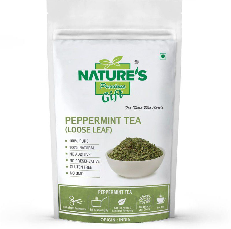 Nature's Precious Gift Peppermint Tea - 50 gm Herbal Tea Pouch  (50 g)