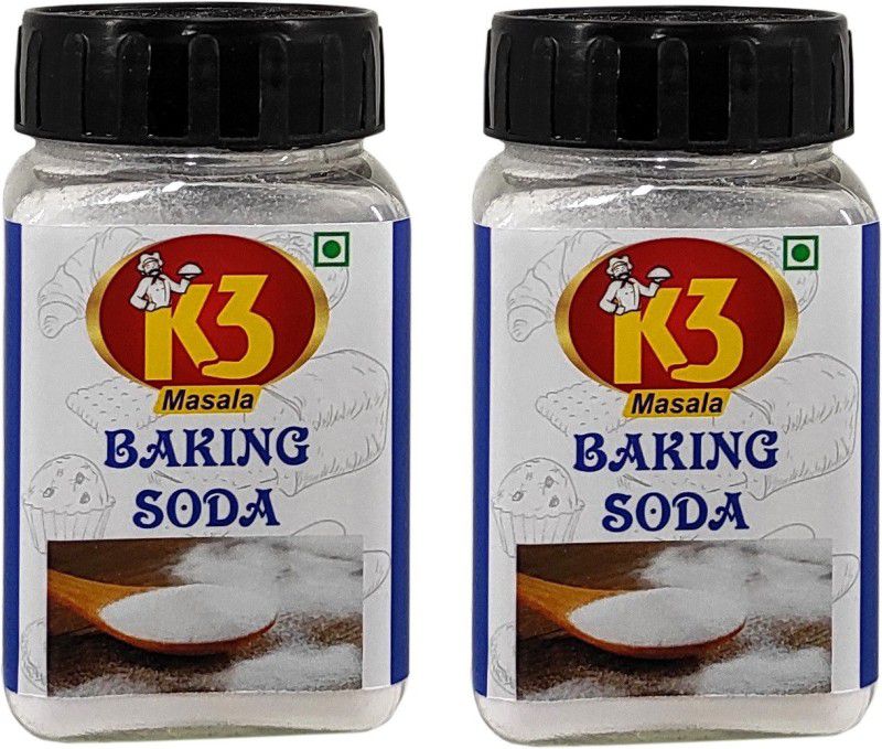 K3 Masala Baking Soda 100gm(Pack of 2) Baking Soda Powder  (2 x 100 g)