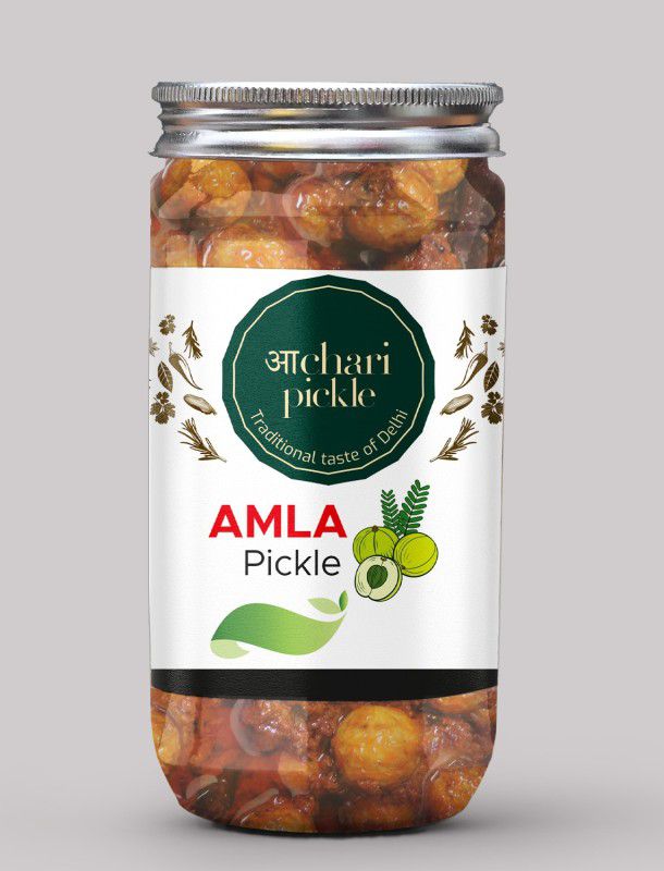 ACHARI PICKLES Homemade Amla/Gooseberry Pickle-North Indian Flavour-Aam Ka Achar/Achaar Amla Pickle  (400 g)