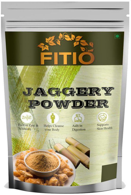 FITIO Nutrition Sugarcane Jaggery Powder (C89) Premium Powder Jaggery  (450 g)