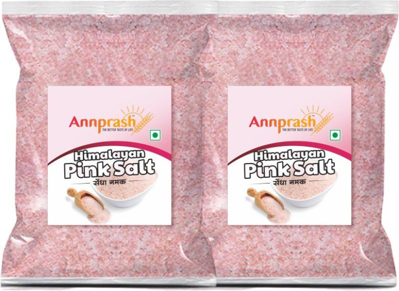 Annprash PREMIUM HIMALAYAN PINK SALT/ SENDHA NAMAK 500GM (250GMx2) Himalayan Pink Salt  (500 g, Pack of 2)