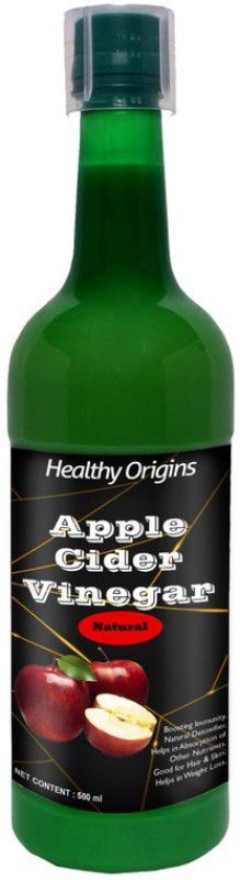 Healthy Origins Apple Cider Vinegar with Mother Vinegar For weight loss (G) (500ML Premium RG) Vinegar  (500 ml)