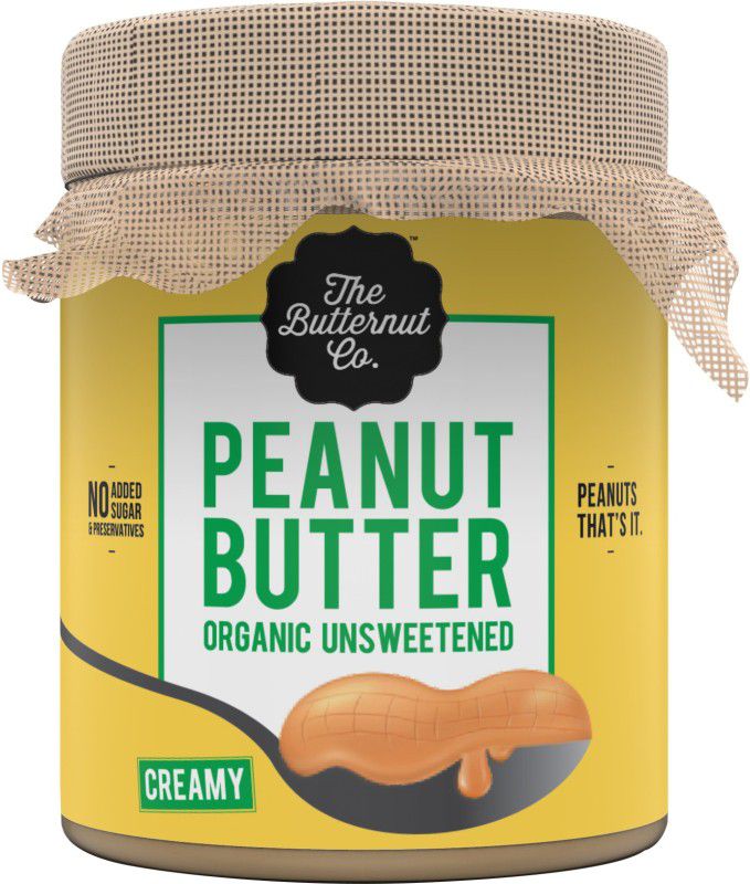 The Butternut Co. Unsweetened Organic Peanut Butter 200 g