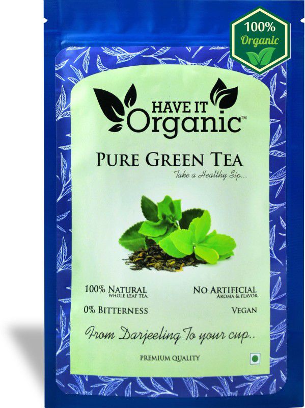 Have It Organic Pure Green Tea Green Tea Pouch  (100 g)
