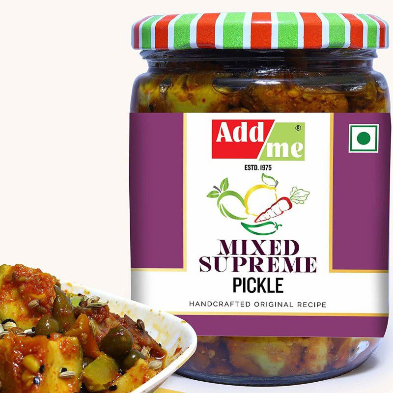 Add me Mixed Supreme Pickle- 500gm (Glass jar) Mixed Pickle  (500 g)