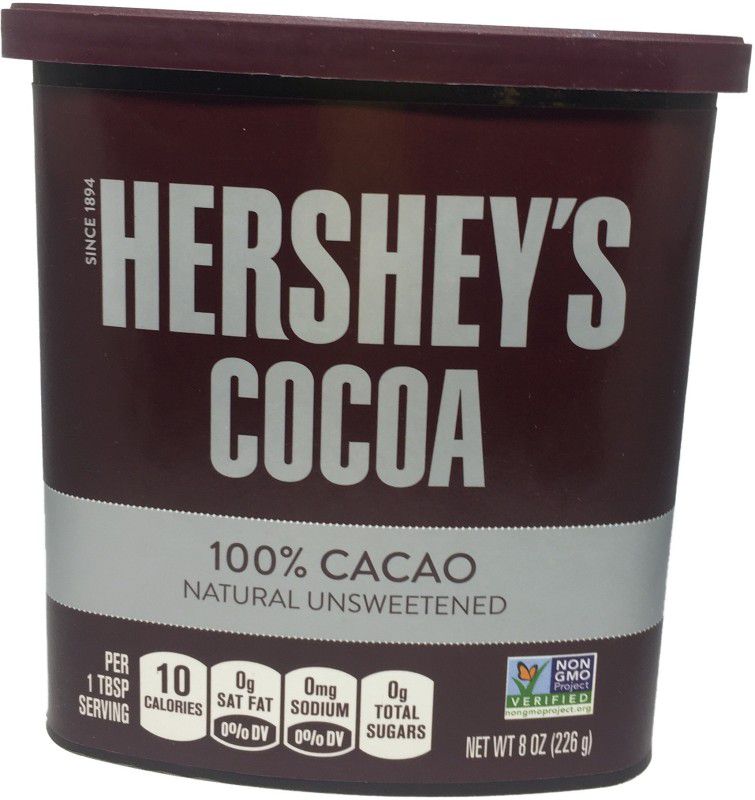 HERSHEY'S 100% Cocoa Natural Unsweetened Cocoa Imported Cocoa Powder