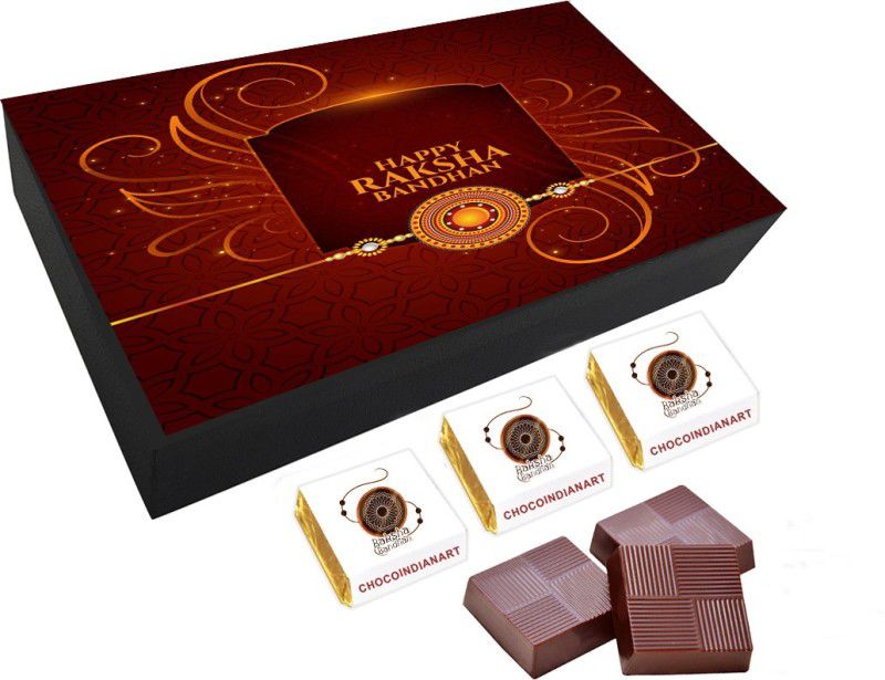 CHOCOINDIANART Graceful Raksha Bandhan, 06pcs Delicious Chocolate Gift 4, Truffles  (6 Units)