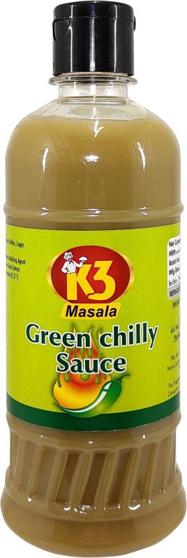 K3 Masala Green Chilli Sauce (500ml) (Pack of 1) Sauce  (500 ml)