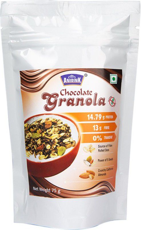 Anirink Chocolate Granola Pouch  (75 g)