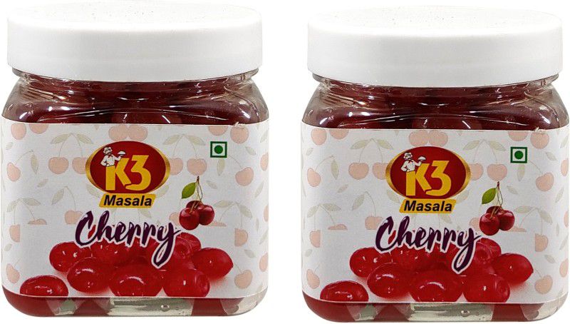 K3 Masala Cherry/Cherries 250gm (Pack of 2) Cherries  (2 x 250 g)