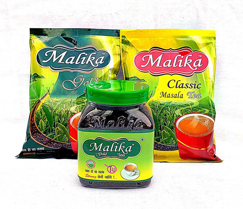 malika MT- Combo 3 in 1 Masala Tea Pouch  (3 x 250 g)