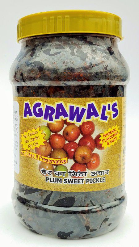 AGRAWAL'S Plum Sweet 1 Kg Red Berry Pickle  (1 kg)